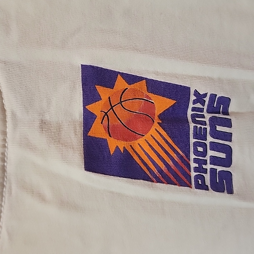 Vintage Phoenix Suns Graphic T-Shirt Size Large AllSport Proweight - Picture 8 of 8